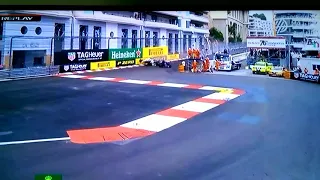 2018 Monaco Leclerc and Hartly crash!!!