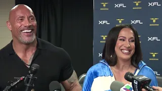 FULL INTERVIEW: XFL owners The Rock, Dany Garcia talk about championship, SA Brahmas