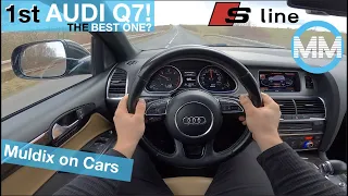 Audi Q7 3.0 TDI Quattro (180 kW) POV Test Drive + Acceleration 0-200 km/h