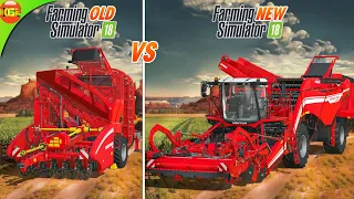 Old vs New Harvester | Harvesting Potatoes Comparison Before and after the Update!