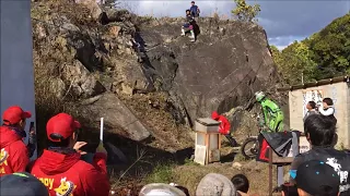 あの崖って登れるんや！！　ﾊｯﾋﾟｰﾌｧﾝ・トライアル　デモンストレーション
