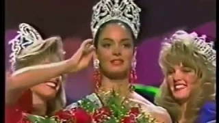 Miss Universe 1991 - Part 4 - Top 6 Interview and Crowning