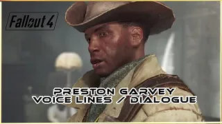 Preston Garvey Companion Voice Lines Dialogue - Fallout 4 FO4