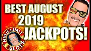 💥HIGH LIMIT SLOT JACKPOT COMPILATION 💥Top 10 HUGE WINS of August 2019! 💰| High Limit Slots