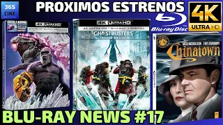 Godzilla X Kong, Ghostbusters Frozen Empire, Chinatown pronto en 4K y Blu-ray! BLU-RAY NEWS #17