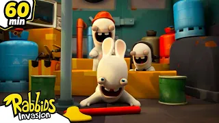 1h Compilation : The Rabbids Go Skiing! | RABBIDS INVASION | New episodes | Cartoon for kids