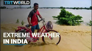 Nearly 500,000 people displaced by floods in India's northeastern states