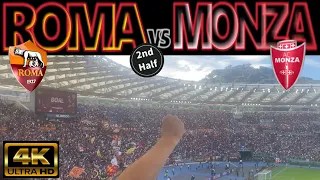 [4K] ROMA 1-0 MONZA 2nd.HALF｜SERIE-A 2023-24 MATCHDAY 9｜22/10/2023 STADIO OLIMPICO