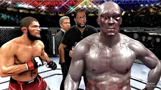 Khabib Nurmagomedov vs. Zombie I am legend - EA SPORTS UFC 4 - CPU VS CPU