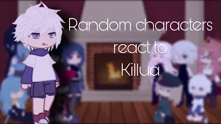 ☆random characters react to Killua☆ | part 4/10