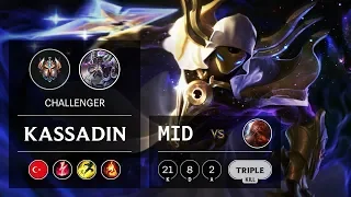 Kassadin Mid vs Gragas - TR Challenger Patch 9.19