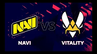 РУССКАЯ ТРАНСЛЯЦИЯ NAVI VS Vitality (BLAST)2021 0:0 NUKE