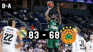 Real Madrid - Panathinaikos 83-68 | Full Highlights | Euroleague Round 22 | 01.02.2023