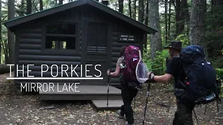 PORCUPINE MOUNTAINS | MIRROR LAKE | HIKE IN CABIN | MICHIGAN ADVENTURE COUPLE