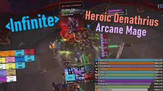 Infinite vs Sire Denathrius HC (Rank 2 Arcane Mage POV)