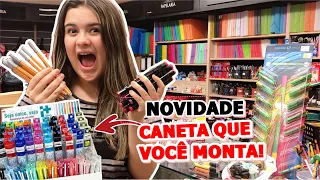 RENOVANDO MEU MATERIAL ESCOLAR NO MEIO DO ANO! MONTEI MINHA CANETA!