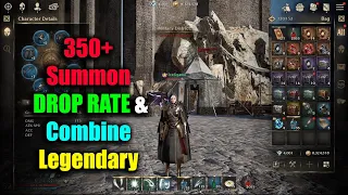 Night Crows 350 Summon Drop Rate & Combine Legendary