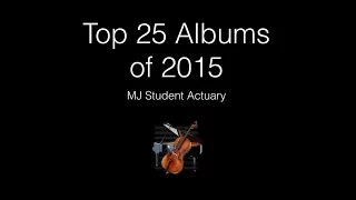 The Top 25 albums Of 2015