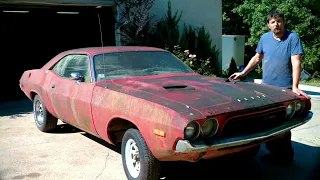 1973 Dodge Challenger Restoration New shop project and how to fix the field abandoned car since 1996