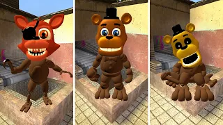 DESTROY ALL NEW CHOCOLATE GLAMROCK ANIMATRONICS In Garry's Mod! Five Nights at Freddy's