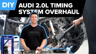 Audi Timing Chain & Timing System Replacement DIY (Audi 2.0T CAEB, CPMA, CPMB, CHJA Engines)