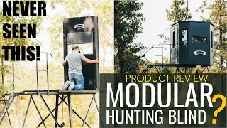 NEW KIND OF HUNTING BLIND! - Set it up anywhere!  (MODULAR BLIND)