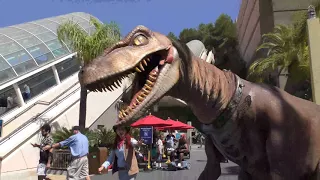 Jurassic Park Zulu Raptor Dinosour Encounter Full Experience at Universal Studios Hollywood CA