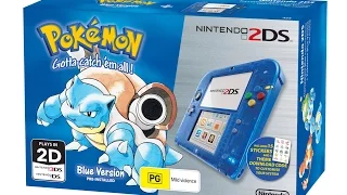 20th Anniversary Pokemon Blue Nintendo 2DS Unboxing