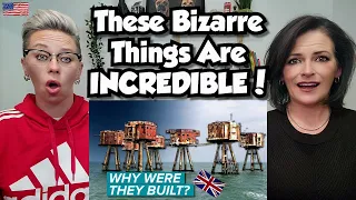 American Couple Reacts: London WWII: Red Sand Forts! How Did These Weird Structures Defend England??