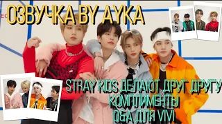 [Русская озвучка by Ayka] Stray Kids | Похвалите друг друга как можно больше! | Q&A для ViVi