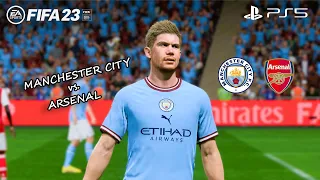 FIFA 23: Manchester City vs Arsenal - FA Cup 4th Round - An Epic Gameplay | PS5™