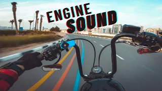 Evening Dubai Ride I Harley Davidson Forty-Eight 48 Pure Engine Sound [vinse and hines exhaust]