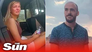 Gabby Petito police bodycam reveals chaos inside van after fiancé Brian Laundrie ‘hit her’
