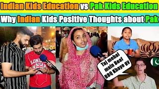 Indian Kids Education vs Pakistani Kids Education | Pakistani Public Reaction - Popkorns