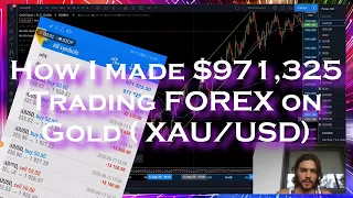 How I made $971,325 in 1 day trading FOREX on Gold (XAU/USD) - SECRET GENIUS FOREX TRADING STRATEGY