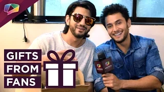 Kunal Jaisingh and Leenesh Mattoo receive gifts from fans