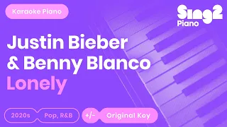 Lonely Karaoke | Justin Bieber, benny blanco (Piano Karaoke)