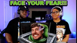 Kidd and Cee Reacts To Face Your Biggest Fear To Win $800,000 (Mr Beast)