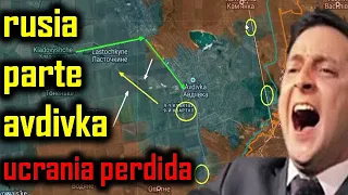 rusia corta carretera de la vida en avdivka ucrania está perdida ( 14-02-24 )