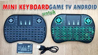 Test Mini Keyboard untuk Smart TV Android untuk Kontrol TV dan Game