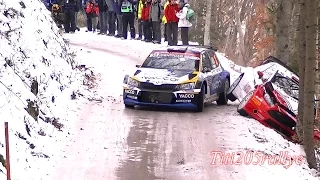 rallye monté carlo 2016:crashs en série...et très gros passages