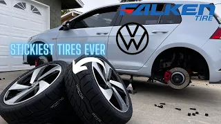 MK7 GTI Stickiest TIRES EVER! ( SO MUCH GRIP )