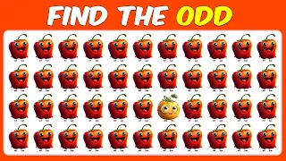 【Easy, Medium, Hard Levels】Can you Find the Odd Emoji out & Letters and numbers in 15 seconds? #1