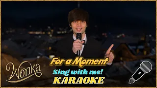 Wonka - For a Moment 🍫 (Karaoke | Willy Wonka / Timothée Chalamet part only)