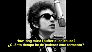 BOB DYLAN - ABANDONED LOVE - ESPAÑOL ENGLISH