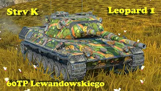 Strv K ● 60TP Lewandowskiego ● Leopard 1 - WoT Blitz UZ Gaming