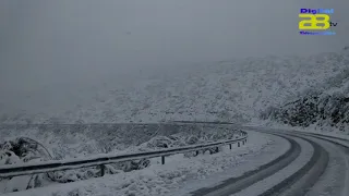 La borrasca Gloria deja carreteras cortadas a su paso en el norte de la provincia de Almería