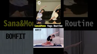 Twice Sana & Momo's Yoga Routine For beginners