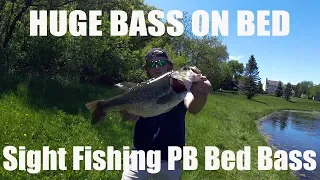 MONSTER Bass Caught On BED (UNDERWATER FOOTAGE) My PB