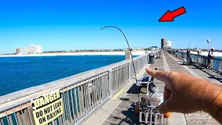 Fishing The Pier When Something Crazy Happened! **Karen Alert**